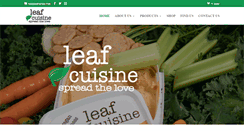 Desktop Screenshot of leafcuisine.com